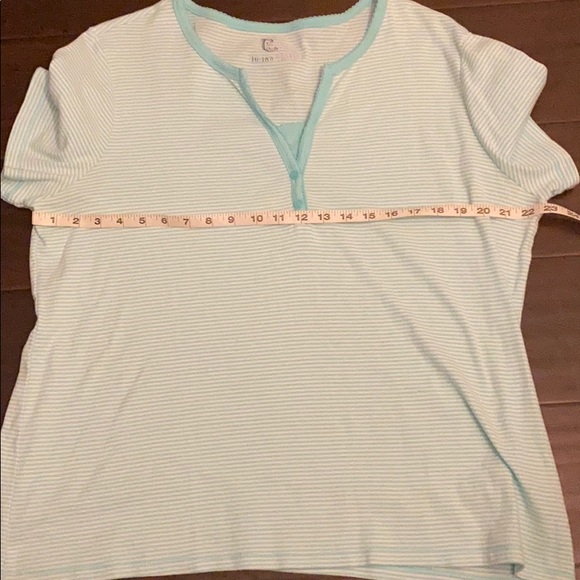 Classic Elements Short Sleeve Striped Shirt 16/18W - Picture 4 of 6